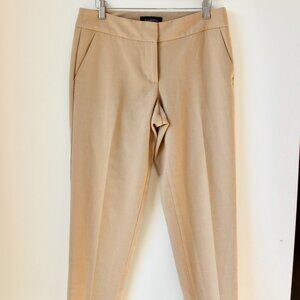 Talbots women's classic straight-cut beige pants